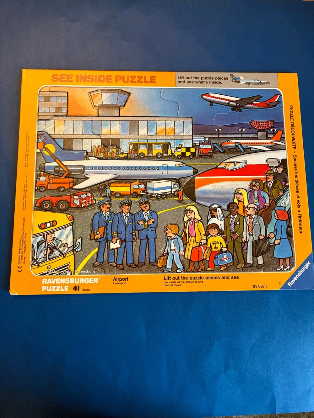 Ravensburger - AIRPORT SEE INSIDE PUZZLE (41 pieces)